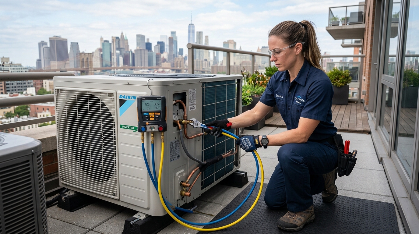 AC Gas Leak Fix & Refill
